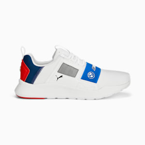 BMW M Motorsport Wired Cage Unisex Sneakers, PUMA White-Pro Blue-Pop Red