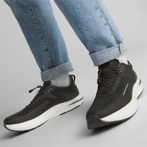 Zapatos de automovilismo para hombre Porsche Design NITRO Runner II, Jet Black-Asphalt