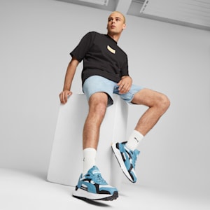 Porsche Legacy Mirage Sport Asphalt Motorsport Sneakers, Bold Blue-PUMA Black-PUMA White, extralarge