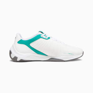 Mercedes-AMG Petronas F1 Kart Cat RL NITRO Motorsport Sneakers, PUMA White-Spectra Green-Mercedes Team Silver, extralarge-GBR