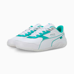 Mercedes AMG Petronas  RDG Cat 2.0 Men's Sneakers, PUMA White-PUMA White-Spectra Green, extralarge-IND