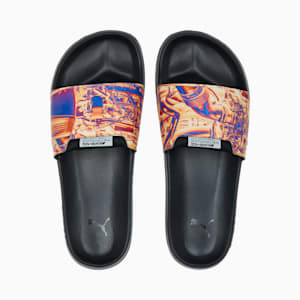 Mercedes-AMG Petronas Motorsport F1 Leadcat 2.0 Unstoppable Men's Slides, PUMA Black-PUMA Silver