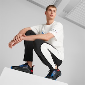 BMW M Motorsport LGND Renegade Men's Motorsport Sneakers, PUMA Black-Cool Cobalt-Pop Red