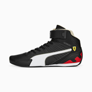 Scuderia Ferrari Kart Cat RL Mid Unisex Sneakers, PUMA Black-PUMA White-Rosso Corsa, extralarge-IND