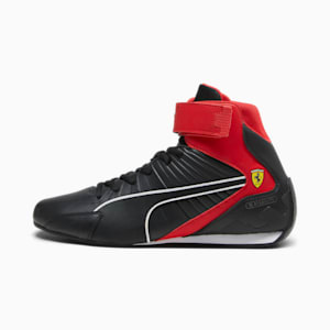 Scuderia Ferrari Kart Cat RL Mid Unisex Sneakers, PUMA Black-Rosso Corsa, extralarge-IND