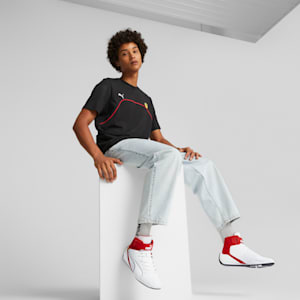 Scuderia Ferrari Kart Cat RL Mid Unisex Motorsport&nbsp;Sneakers, PUMA White-Rosso Corsa, extralarge-IND