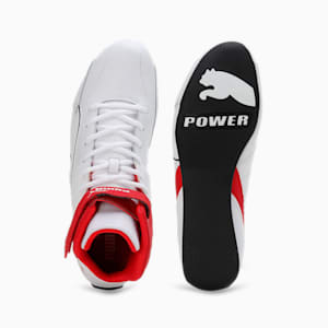 Scuderia Ferrari Kart Cat RL Mid Unisex Sneakers, PUMA White-Rosso Corsa, extralarge-IND