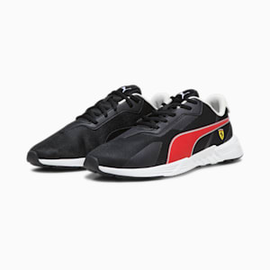 Scuderia Ferrari Tiburion Unisex Sneakers, PUMA Black-Rosso Corsa, extralarge-IND