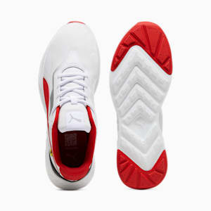 Scuderia Ferrari Tiburion Motorsport Men's Sneakers, PUMA White-Rosso Corsa-PUMA Black, extralarge