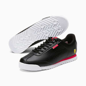 Zapatos deportivos de automovilismo Scuderia Ferrari Roma Via Perforated, PUMA Black