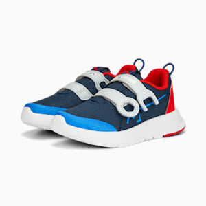 BMW M Motorsport Evolve PTC V Kids' Sneakers, PUMA Black-Estate Blue-Fiery Red, extralarge-IND