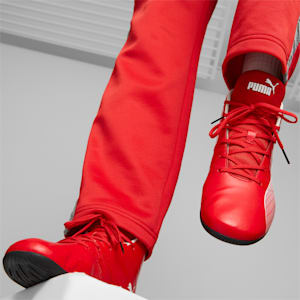 Zapatos para conducción Scuderia Ferrari Carbon Cat Mid, Rosso Corsa-PUMA White-PUMA Black