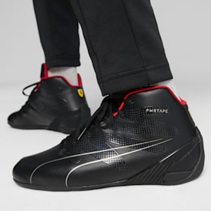 Scuderia Ferrari Carbon Cat Mid Driving Shoes, PUMA Black-PUMA Black, extralarge-IND