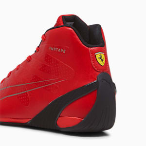 Scuderia Ferrari Carbon Cat Mid Driving Shoes, Rosso Corsa-Rosso Corsa-PUMA Black, extralarge-GBR