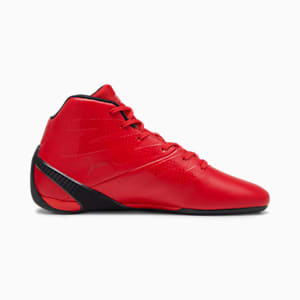 Scuderia Ferrari Carbon Cat Mid Driving Shoes, Rosso Corsa-Rosso Corsa-PUMA Black, extralarge-GBR