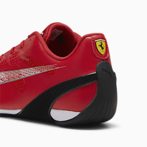 Scuderia Ferrari Carbon Cat Men's Driving Shoes, Rosso Corsa-PUMA White, extralarge