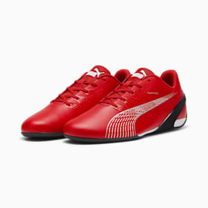 Tenis para conducción Scuderia Ferrari Carbon Cat, Rosso Corsa-PUMA White, extralarge