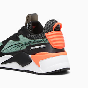 Mercedes AMG-Petronas F1® RS-X Motorsport Men's Shoes, PUMA Black-Dusty Green-Neon Sun, extralarge