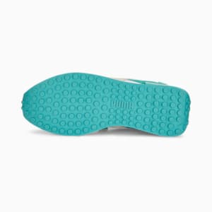 Zapatos de automovilismo Mercedes-AMG Petronas Motorsport Future Rider para hombre, PUMA White-Spectra Green