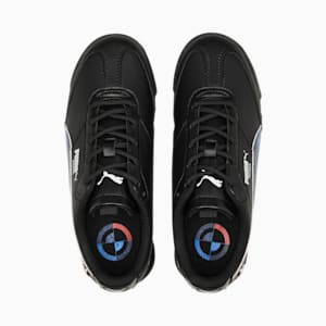 Zapatos deportivos de automovilismo BMW M Motorsport Roma Via para niño pequeño, PUMA Black-Cool Cobalt