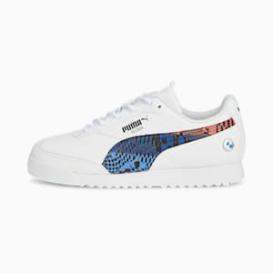 Tenis puma sales roma bmw blancos