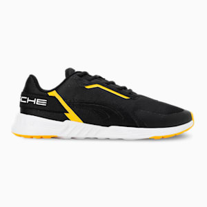 Porsche Legacy Tiburion Logo Unisex Sneakers, PUMA Black-PUMA Black, extralarge-IND