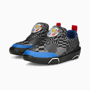 BMW M Motorsport Bao Kart Kids' Sneakers, PUMA Black-Pro Blue-Pop Red, extralarge-IND