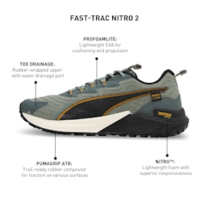 Fast-Trac NITRO™ 2 Men's Running Shoes, Eucalyptus-Amber-Alpine Snow-PUMA Black, extralarge-IND