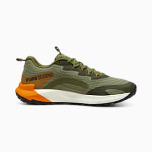 SEASONS Fast-Trac NITRO™ 2 Men's Axel running Shoes, Olive Green-Myrtle-Ginger Tea, extralarge