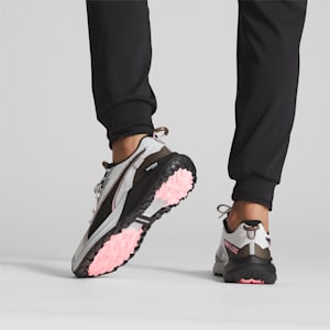 SEASONS Fast-Trac NITRO™ 2 Women's Running Shoes, Ash Gray-PUMA Black-Koral Ice, extralarge