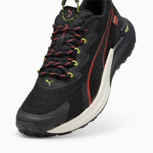 SEASONS Fast-Trac NITRO™ 2 Women's Running Shoes, PUMA Black-Active Red-Lime Pow, extralarge