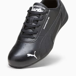 Porsche Legacy Neo Cat Unisex Sneakers, PUMA Black-Lemon Chrome, extralarge-IND