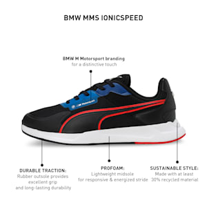 BMW M Motorsport IonicSpeed Unisex Sneakers, PUMA Black-PUMA White, extralarge-IND