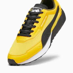 Porsche Legacy SPEEDFUSION Men's Driving Shoes, Lemon Chrome-PUMA Black-PUMA White, extralarge