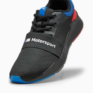 BMW M Motorsport Wired Run Unisex Driving Shoes, PUMA Black-Pop Red, extralarge-IND