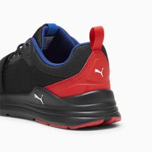 BMW M Motorsport Wired Run Unisex Driving Shoes, PUMA Black-Pop Red-Pro Blue, extralarge-IND