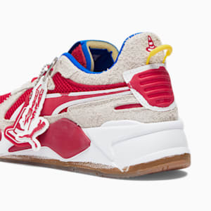 Mid Ace high-top sneakers Bianco, Rosso Corsa-Frosted Ivory, extralarge