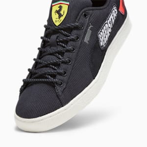 Scuderia Ferrari Clyde Garage Crews Sneakers, PUMA Black-Warm White, extralarge