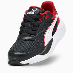 Zapatos de conductor para niños Scuderia Ferrari X-Ray Speed, PUMA Black-PUMA White, extralarge