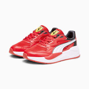 Scuderia Ferrari X-Ray Speed Youth Driving Shoes, Rosso Corsa-PUMA White, extralarge-GBR