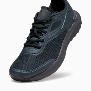 Porsche Design NITRO Men's Trail Shoe, Jet Black-Jet Black, extralarge-GBR