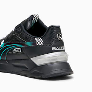 Mercedes-AMG Petronas Motorsport Mirage Sport Asphalt Unisex Sneakers, PUMA Black-Spectra Green, extralarge-IND