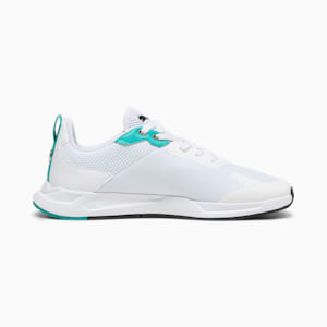Mercedes-AMG PETRONAS IONICspeed Unisex Driving Shoes, PUMA White-Mercedes Team Silver, extralarge-IND