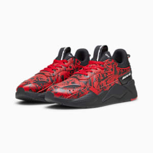 メンズ メルセデス MAPF1 AMG RS-X カモ スニーカー, Fast Red-PUMA Black, extralarge-JPN