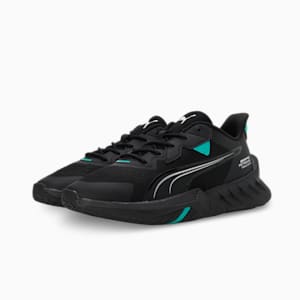 Mercedes-AMG PETRONAS Maco SL 2.0 Unisex Driving Shoes, PUMA Black-Spectra Green, extralarge-IND