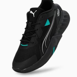Mercedes-AMG PETRONAS Maco SL 2.0 Unisex Driving Shoes, PUMA Black-Spectra Green, extralarge-IND