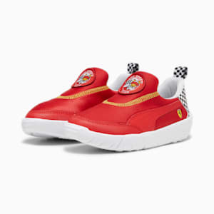 Scuderia Ferrari Bao Kart Kid's Driving Shoes, Rosso Corsa-PUMA White, extralarge-IND