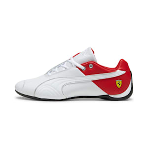 ユニセックス フェラーリ フューチャー キャット OG ドライビングシューズ, PUMA White-Rosso Corsa, extralarge-JPN