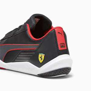 Scuderia Ferrari R-Cat Machina Unisex Driving Shoes, PUMA Black-PUMA White, extralarge-IND