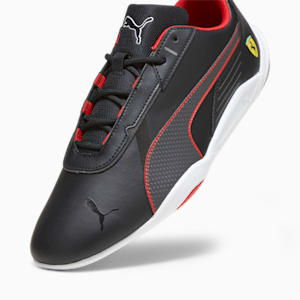 Scuderia Ferrari R-Cat Machina Unisex Driving Shoes, PUMA Black-PUMA White, extralarge-IND